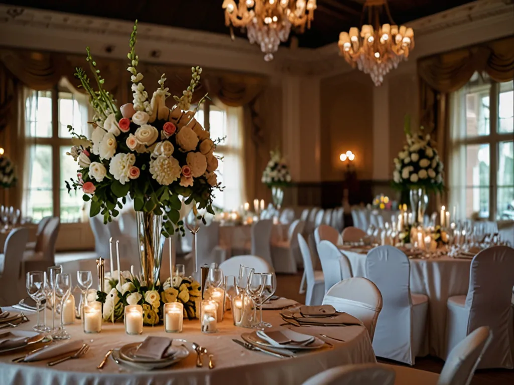 Elegant event setup with premium decor